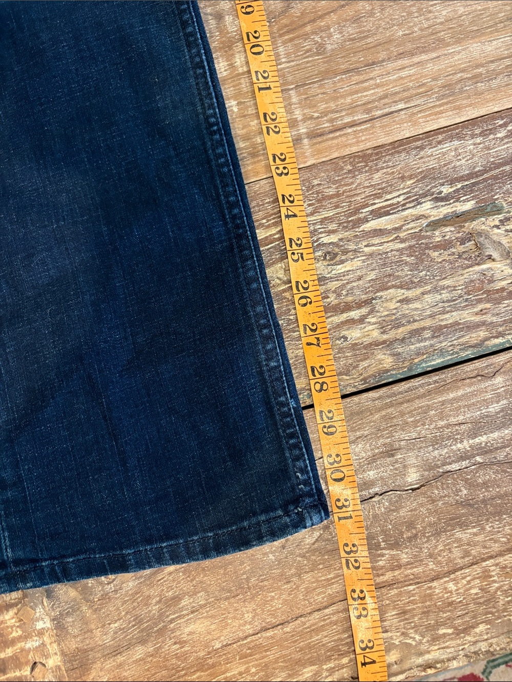 Robert Graham Slim Straight Jeans Men’s 33/31 Dark Wash Premium Stretch Denim - Picture 7 of 10